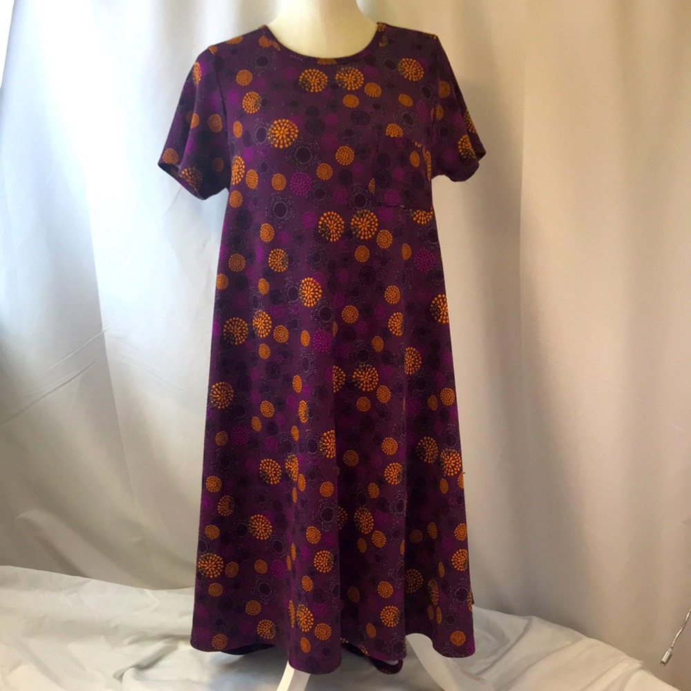 LuLaRoe HiLo Hem Front Pocket Dress Size Small